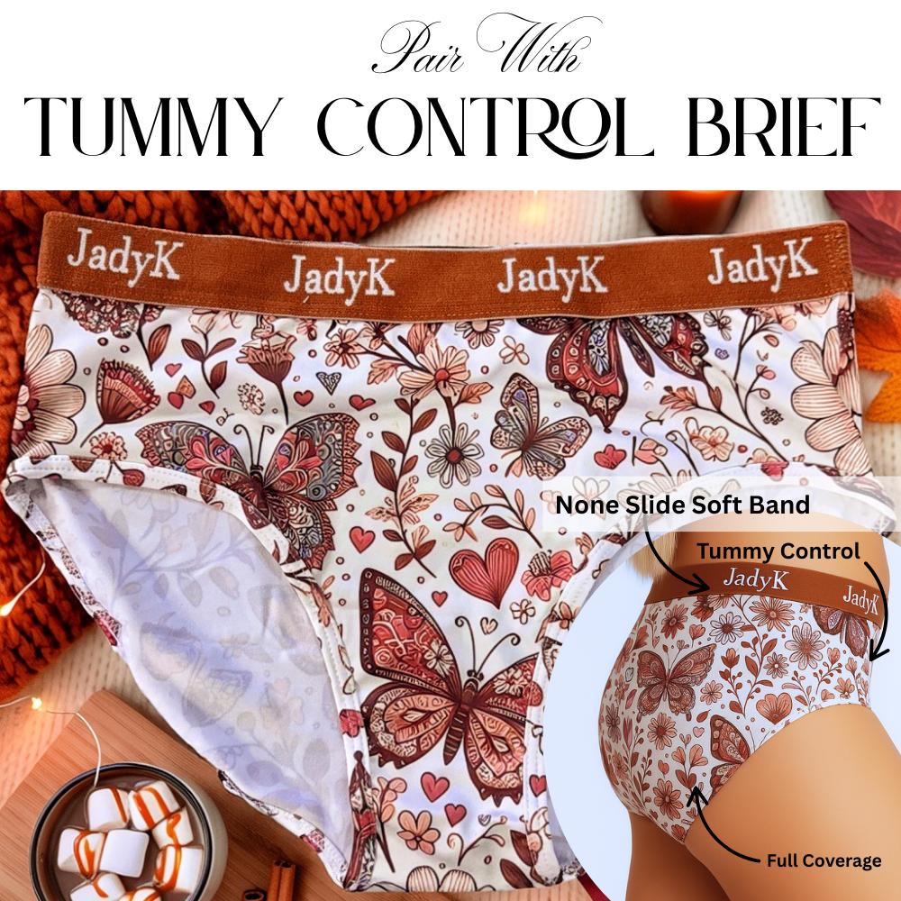 Arya Scoopneck DailyArmor™ Featuring Helping Hands™ Padding Technology + AquaShield™ Protection |Fall Flowers| JadyK By JadyK