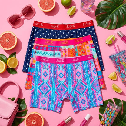 Arya AirFlex™ Boxers | CloudMove™ Fabric Featuring BreatheFlex™ Technology |Coastal Aztec | JadyK By JadyK