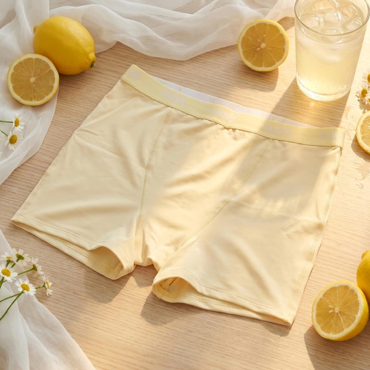 Arya AirFlex™ Boxers | CloudMove™ Fabric Featuring BreatheFlex™ Technology |Yellow | JadyK By JadyK