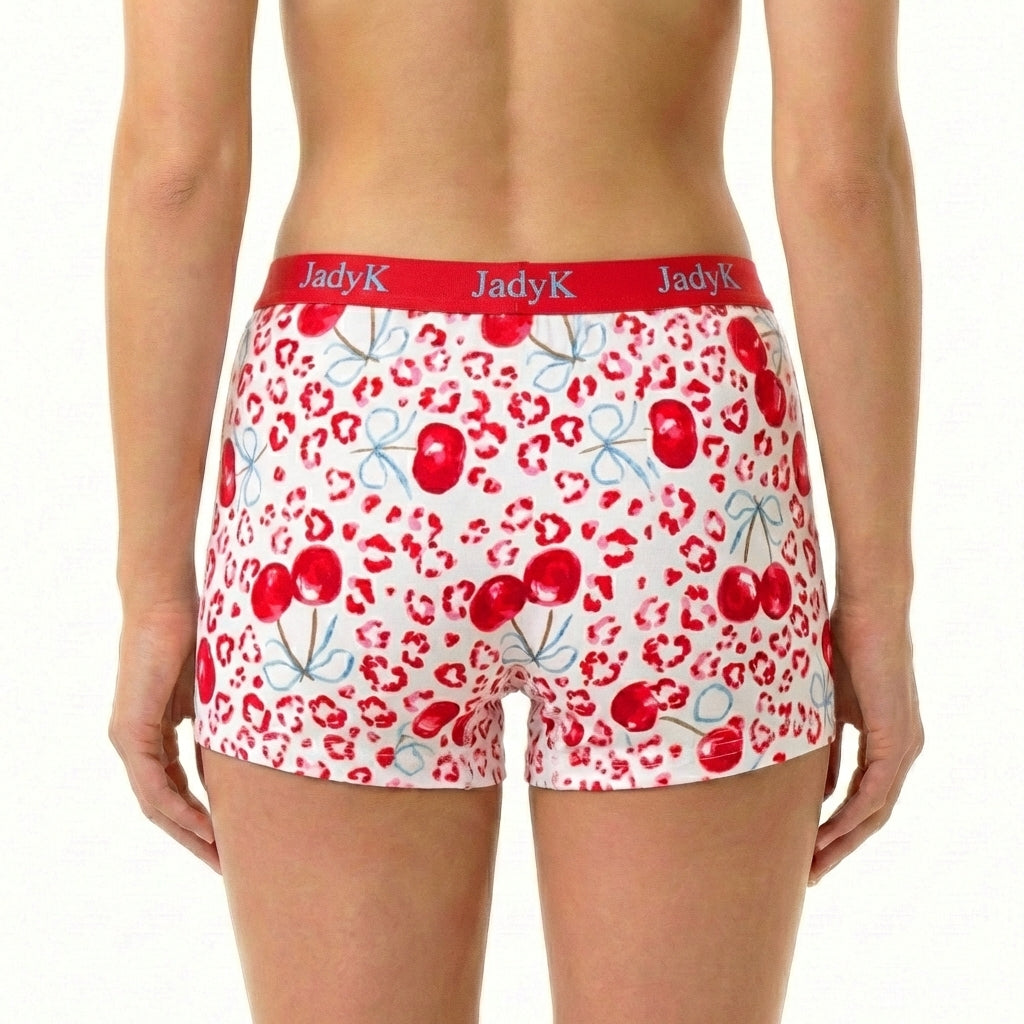 Arya AirFlex™ Boxers | CloudMove™ Fabric Featuring BreatheFlex™ Technology|Leopard Cherry| JadyK By JadyK