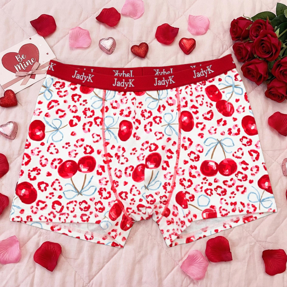 Arya AirFlex™ Boxers | CloudMove™ Fabric Featuring BreatheFlex™ Technology|Leopard Cherry| JadyK By JadyK