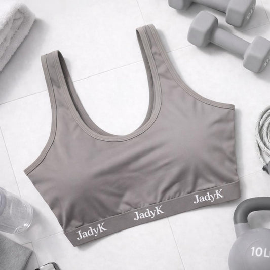 Arya Bralette with Helping Hands™ Padding | Gray | JadyK By JadyK