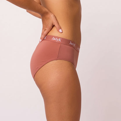 Arya CurveLock™ Briefs | Autumn Brown | DailyArmor™ + AquaShield™ Protection | JadyK By JadyK
