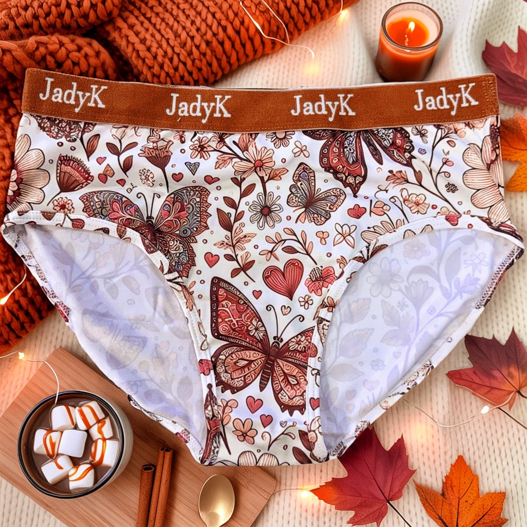Arya Curvelock™ Briefs| Fall Flowers | JadyK By JadyK