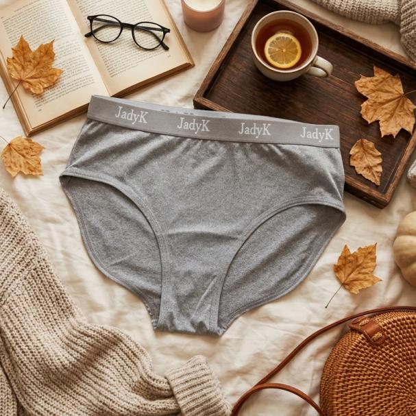 Arya CurveLock™ Briefs | Heather Gray | DailyArmor™ + AquaShield™ Protection | JadyK By JadyK