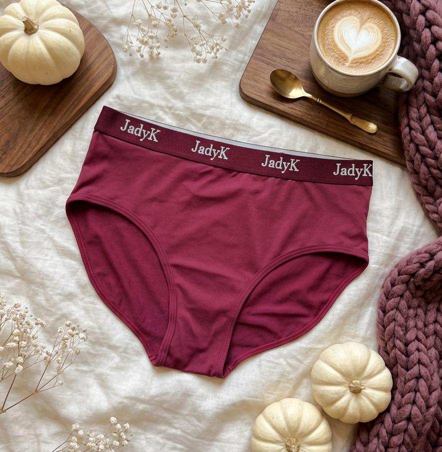 Arya CurveLock™ Briefs | Merlot Red | DailyArmor™ + AquaShield™ Protection | JadyK By JadyK