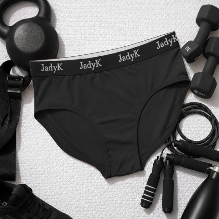 Arya DailyArmor™ Featuring Arya Curvelock™ Technology + AquaShield™ Protection Briefs Collection |Black | JadyK By JadyK