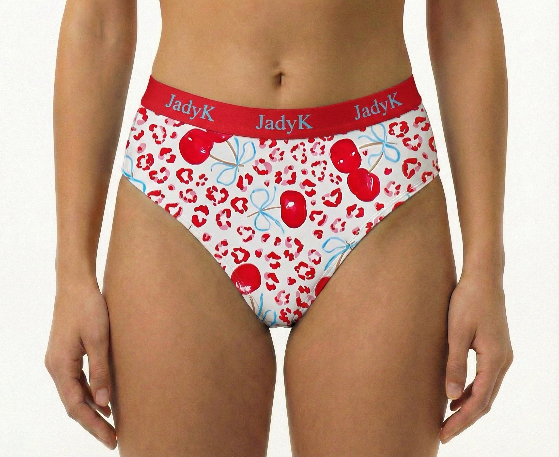 Arya DailyArmor™ Featuring Arya Curvelock™ Technology + AquaShield™ Protection Briefs Collection | Cherry Leopard | JadyK By JadyK