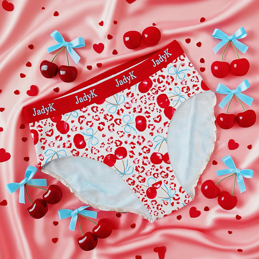 Arya DailyArmor™ Featuring Arya Curvelock™ Technology + AquaShield™ Protection Briefs Collection | Cherry Leopard | JadyK By JadyK