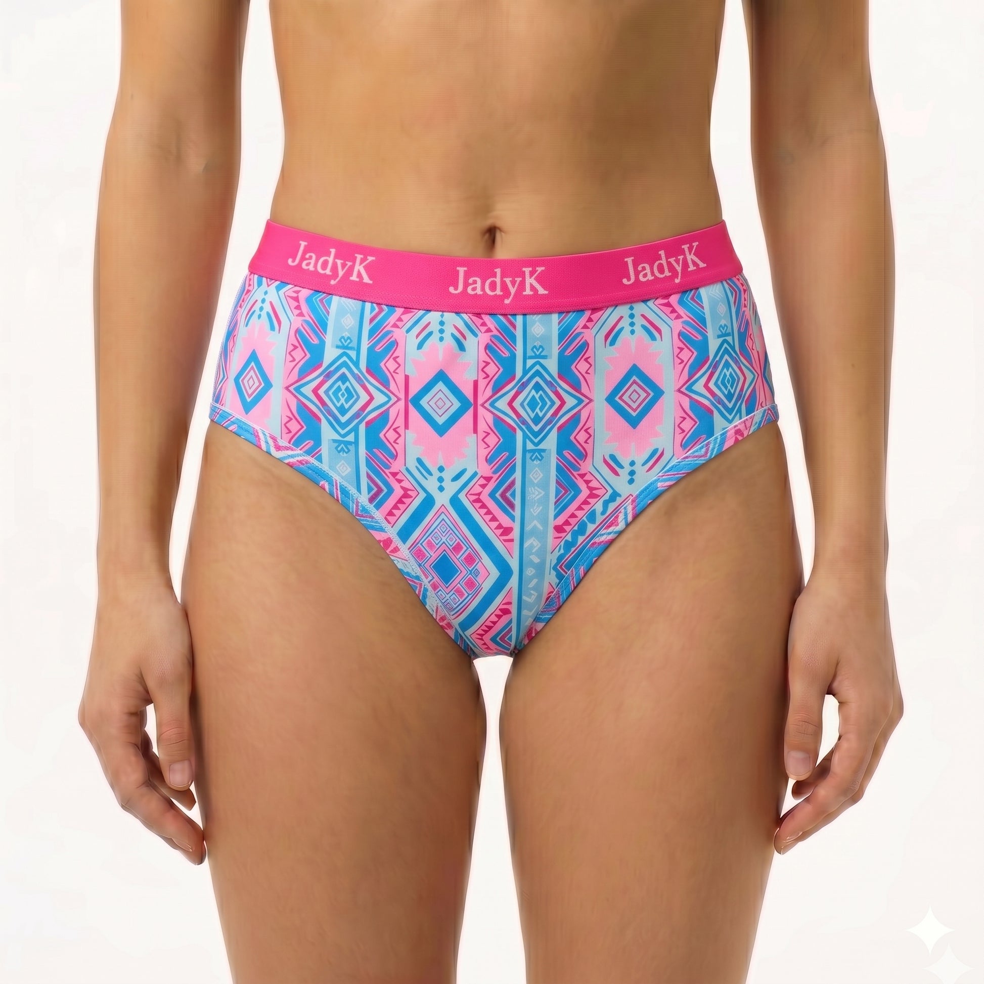 Arya DailyArmor™ Featuring Arya Curvelock™ Technology + AquaShield™ Protection Briefs Collection | Coastal Aztec| JadyK By JadyK