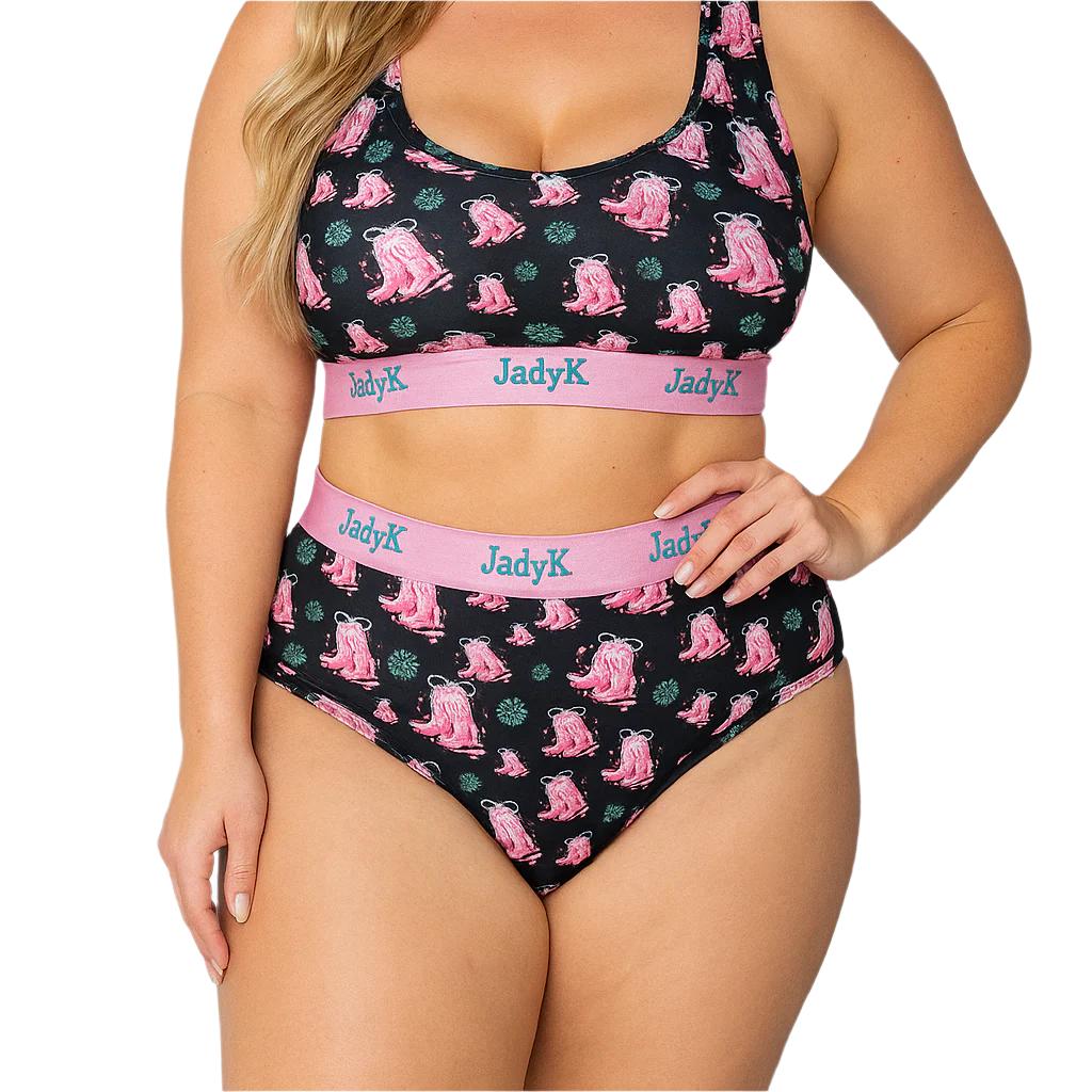 Arya DailyArmor™ Featuring Arya Curvelock™ Technology + AquaShield™ Protection Briefs Collection| Cowgirl Boots | JadyK By JadyK