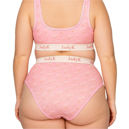 Arya DailyArmor™ Featuring Arya Curvelock™ Technology + AquaShield™ Protection Briefs Collection| Pink Bows | JadyK By JadyK