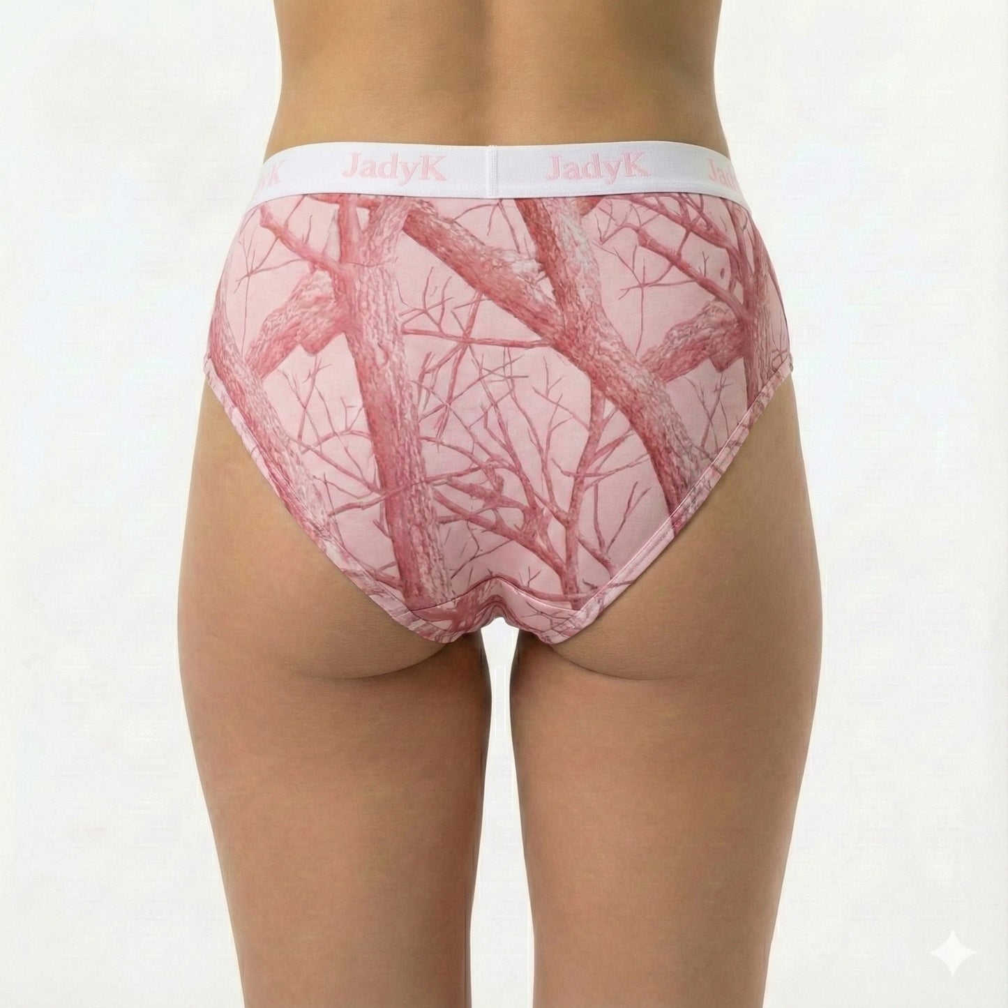 Arya DailyArmor™ Featuring Arya Curvelock™ Technology + AquaShield™ Protection Briefs Collection | Pink Camo | JadyK By JadyK