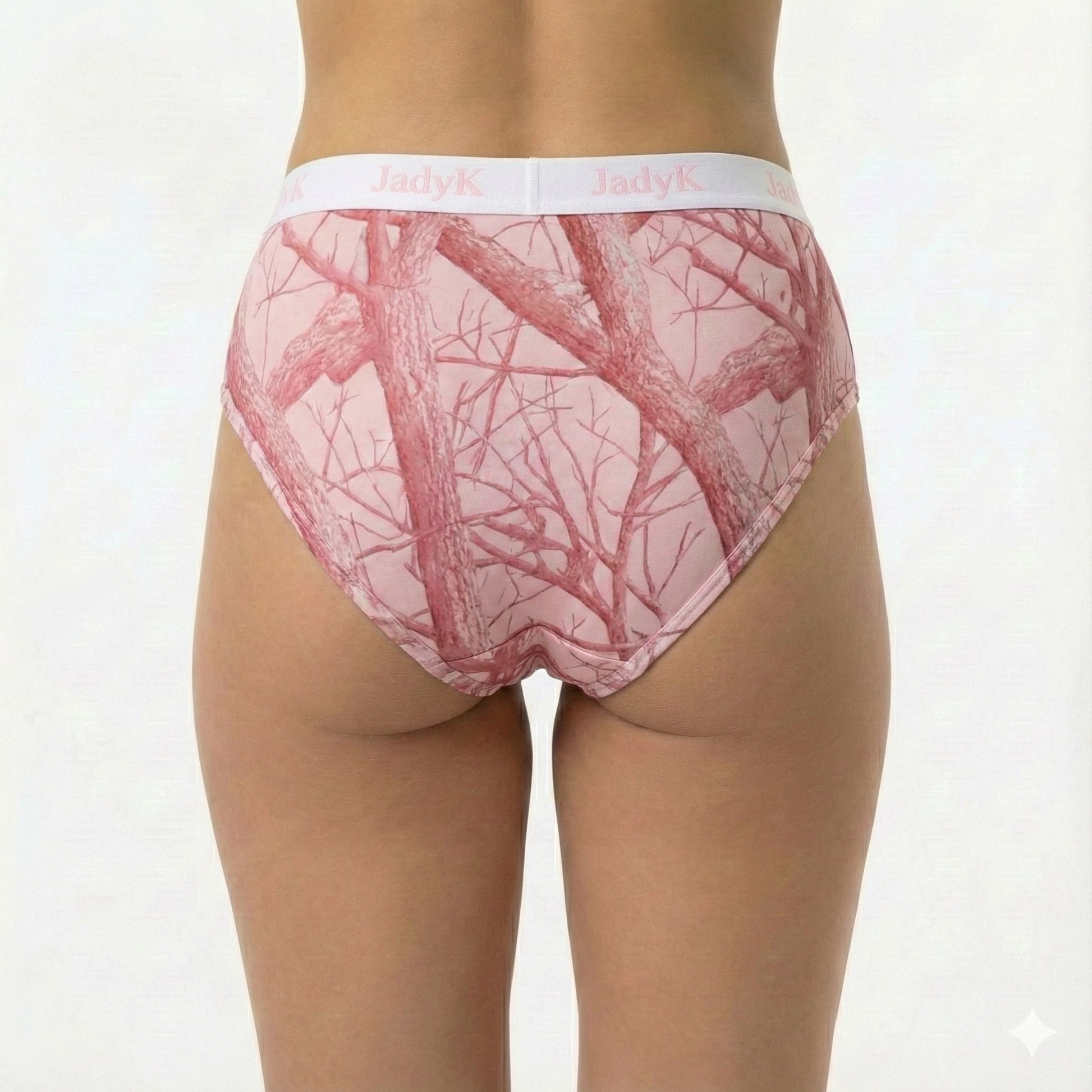 Arya DailyArmor™ Featuring Arya Curvelock™ Technology + AquaShield™ Protection Briefs Collection | Pink Camo | JadyK By JadyK