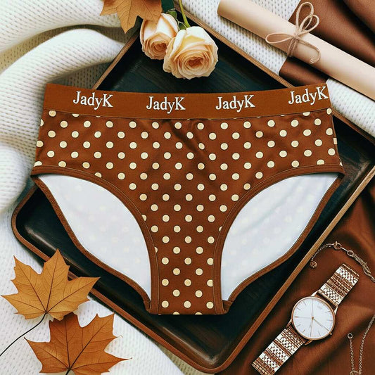 Arya DailyArmor™ Featuring Arya Curvelock™ Technology + AquaShield™ Protection Briefs Collection| Polka Dot | JadyK By JadyK
