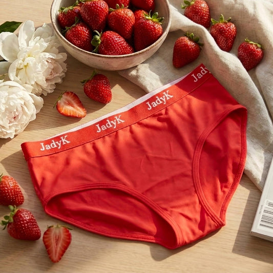 Arya DailyArmor™ Featuring Arya Curvelock™ Technology + AquaShield™ Protection Briefs Collection | Red | JadyK By JadyK