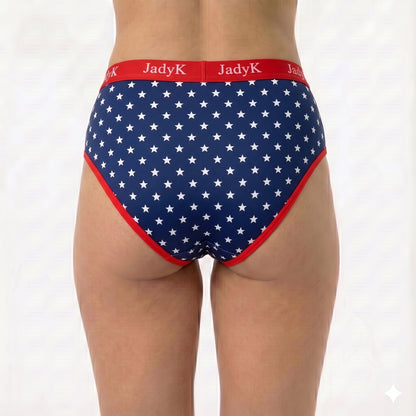 Arya DailyArmor™ Featuring Arya Curvelock™ Technology + AquaShield™ Protection Briefs Collection | Stars | JadyK By JadyK