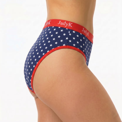 Arya DailyArmor™ Featuring Arya Curvelock™ Technology + AquaShield™ Protection Briefs Collection | Stars | JadyK By JadyK