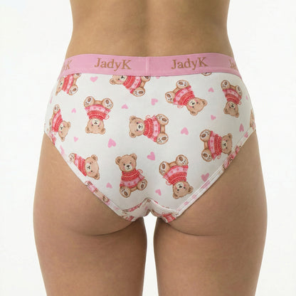 Arya DailyArmor™ Featuring Arya Curvelock™ Technology + AquaShield™ Protection Briefs Collection |Teddy bear | JadyK By JadyK