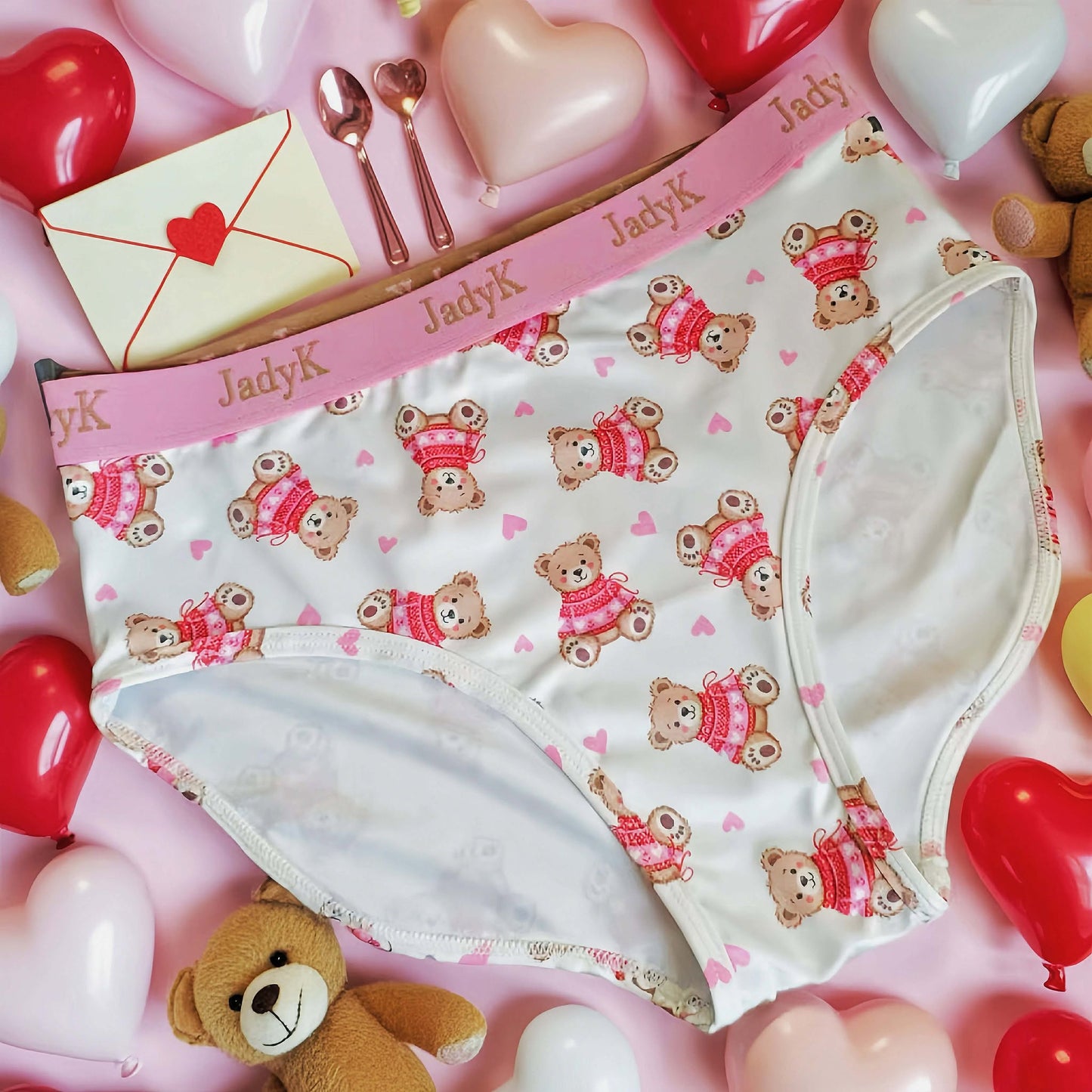 Arya DailyArmor™ Featuring Arya Curvelock™ Technology + AquaShield™ Protection Briefs Collection |Teddy bear | JadyK By JadyK