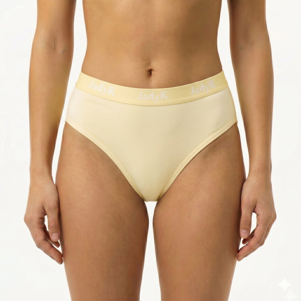 Arya DailyArmor™ Featuring Arya Curvelock™ Technology + AquaShield™ Protection Briefs Collection | Yellow | JadyK By JadyK