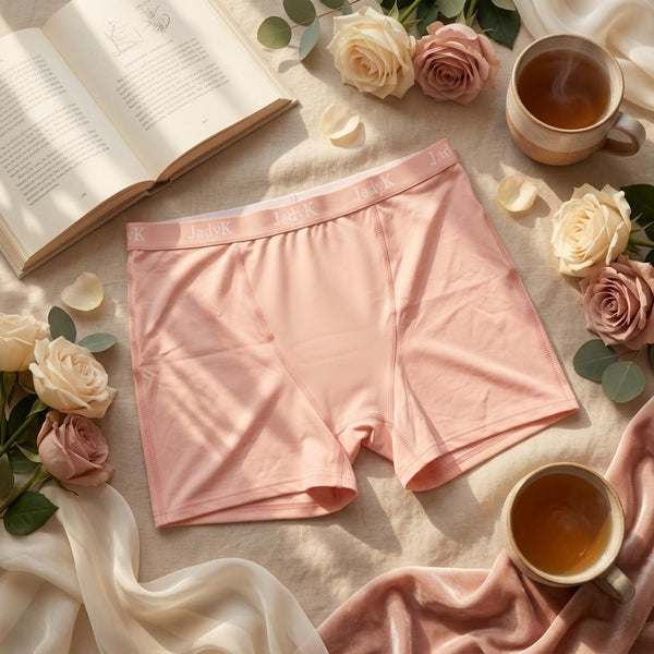 Arya Hip Hugging Boxers | Blush | JadyK By JadyK