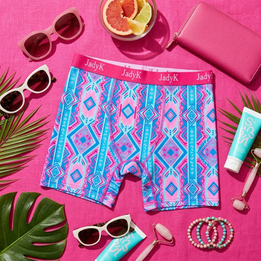 Arya Hip Hugging Boxers | Coastal Aztec | JadyK By JadyK