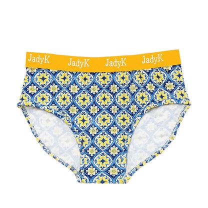 Arya Hip Hugging Briefs| Blue Amalfi | JadyK By JadyK