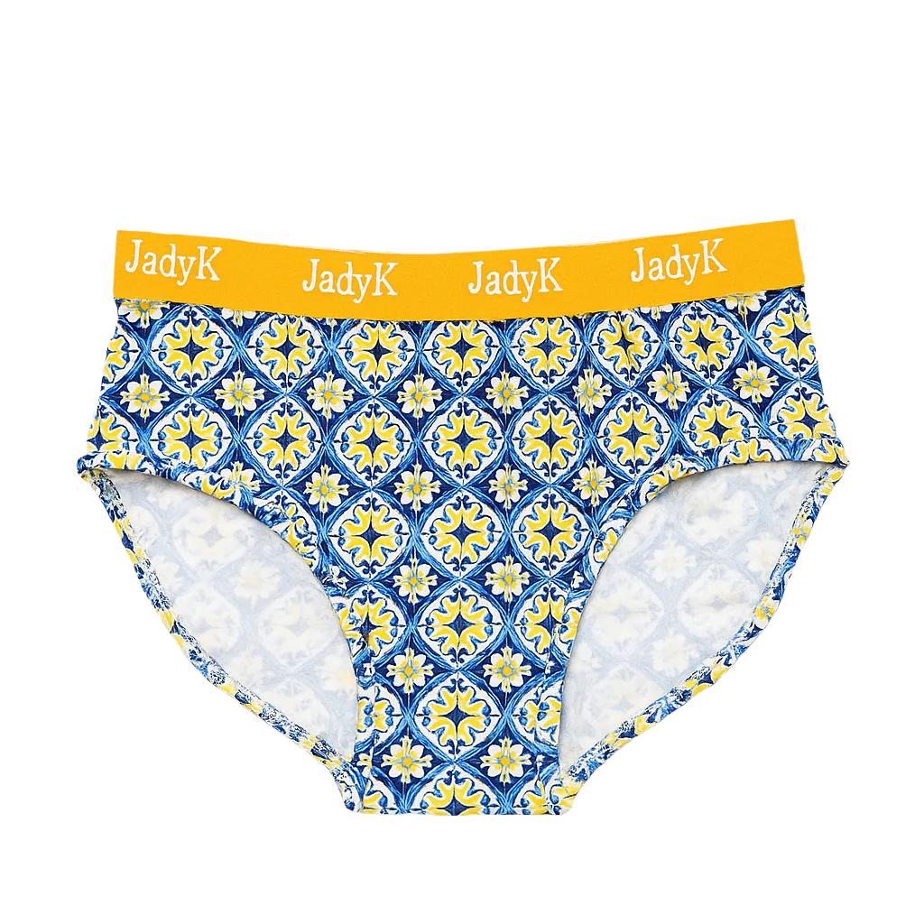 Arya Hip Hugging Briefs| Blue Amalfi | JadyK By JadyK