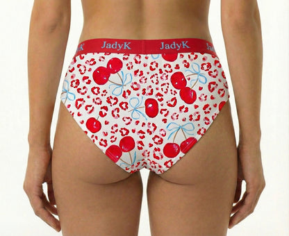 Arya Hip Hugging Briefs | Cherry Leopard | JadyK By JadyK