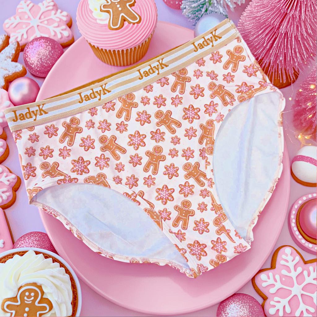 Arya Hip Hugging Briefs| Pale Pink Gingerbread | JadyK By JadyK