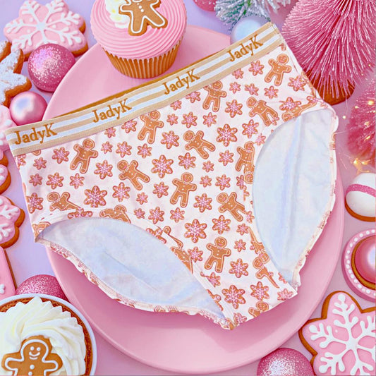 Arya Hip Hugging Briefs| Pale Pink Gingerbread | JadyK By JadyK