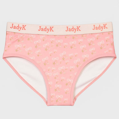 Arya Hip Hugging Briefs| Pink Bows | JadyK By JadyK