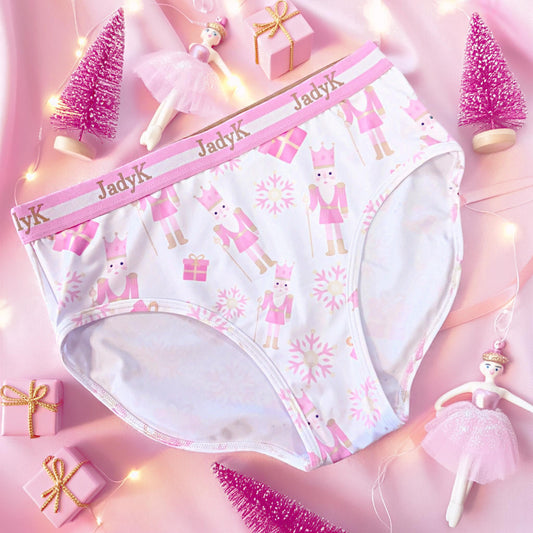 Arya Hip Hugging Briefs| Pink Nutcrackers | JadyK By JadyK