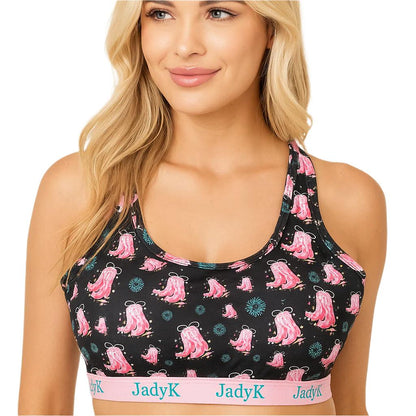 Arya Printed Bralette Collection | Cowgirl Boots | JadyK By JadyK