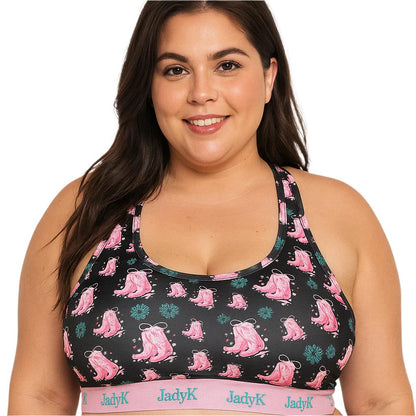 Arya Printed Bralette Collection | Cowgirl Boots | JadyK By JadyK