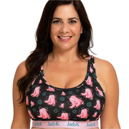 Arya Printed Bralette Collection | Cowgirl Boots | JadyK By JadyK