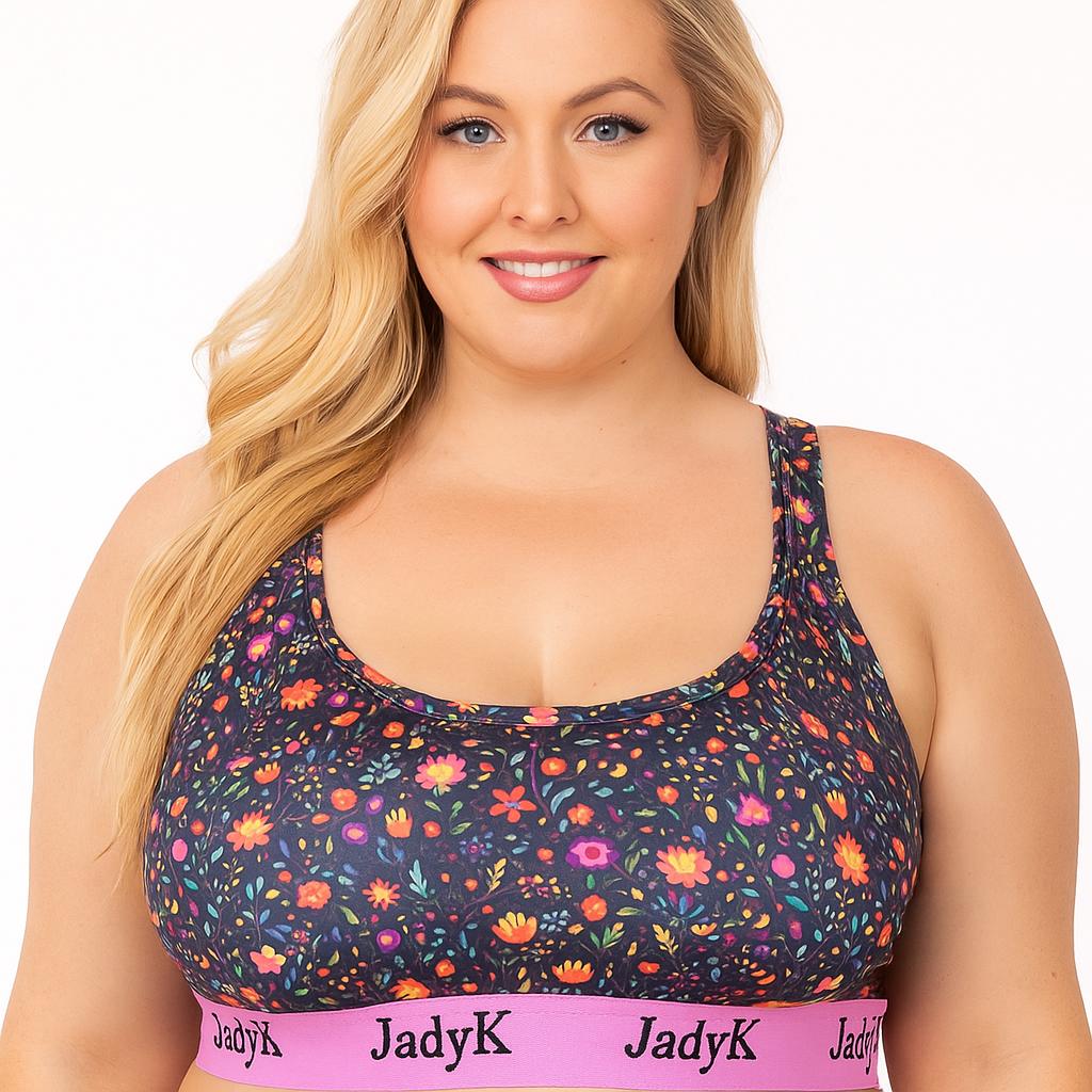 Arya Printed Bralette Collection | Fiesta Flora | JadyK By JadyK