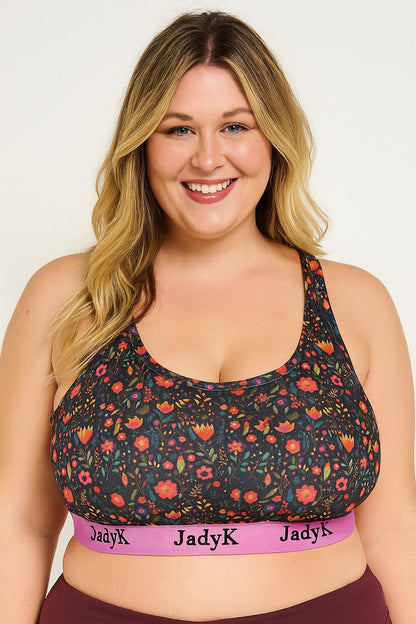Arya Printed Bralette Collection | Fiesta Flora | JadyK By JadyK