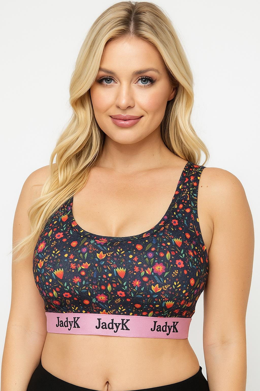 Arya Printed Bralette Collection | Fiesta Flora | JadyK By JadyK
