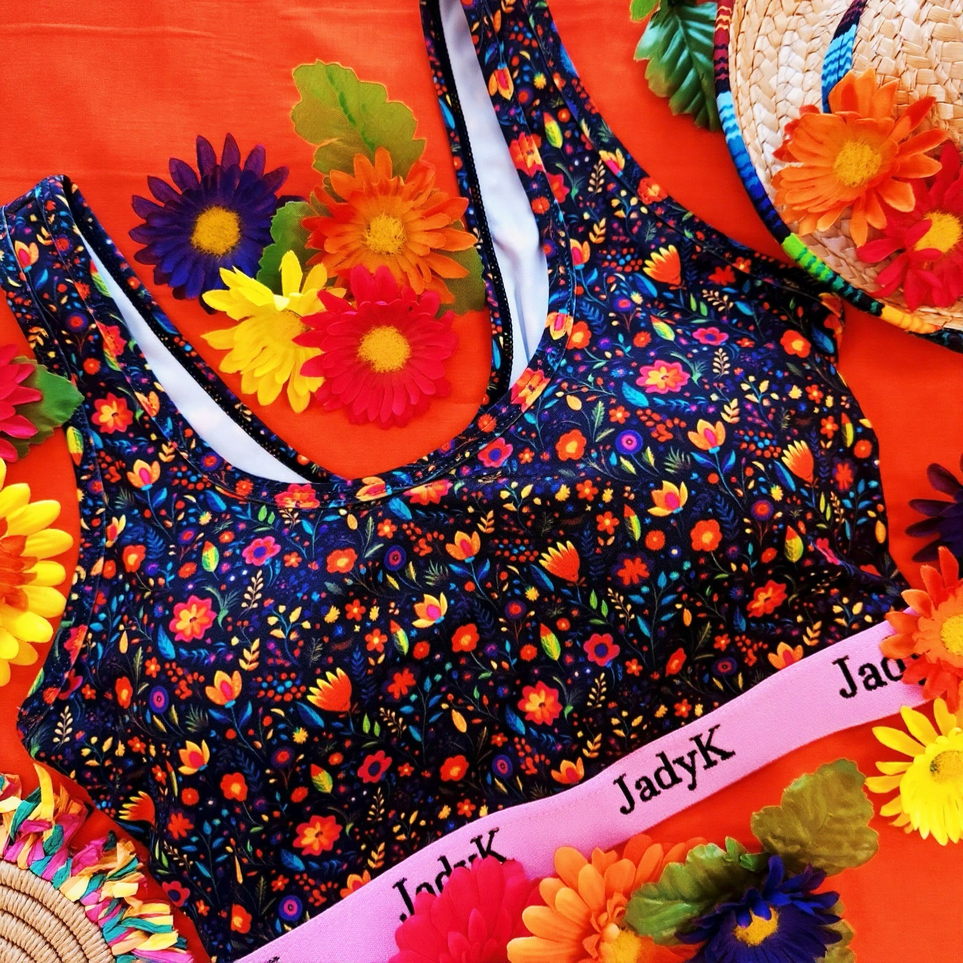 Arya Printed Bralette Collection | Fiesta Flora | JadyK By JadyK