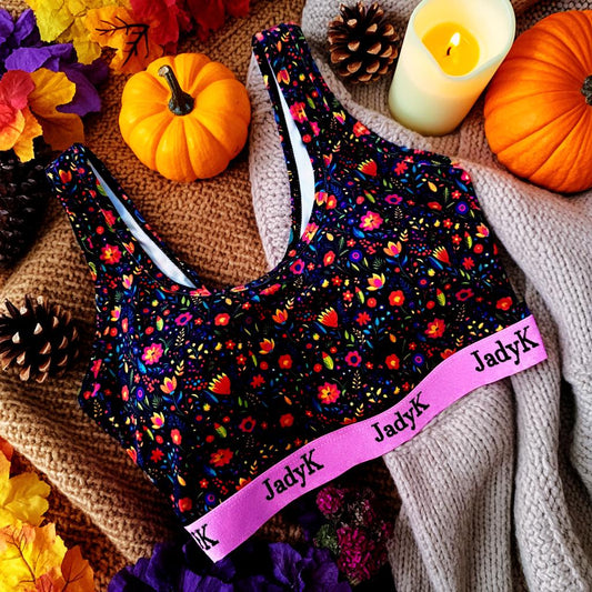 Arya Printed Bralette Collection | Fiesta Flora | JadyK By JadyK