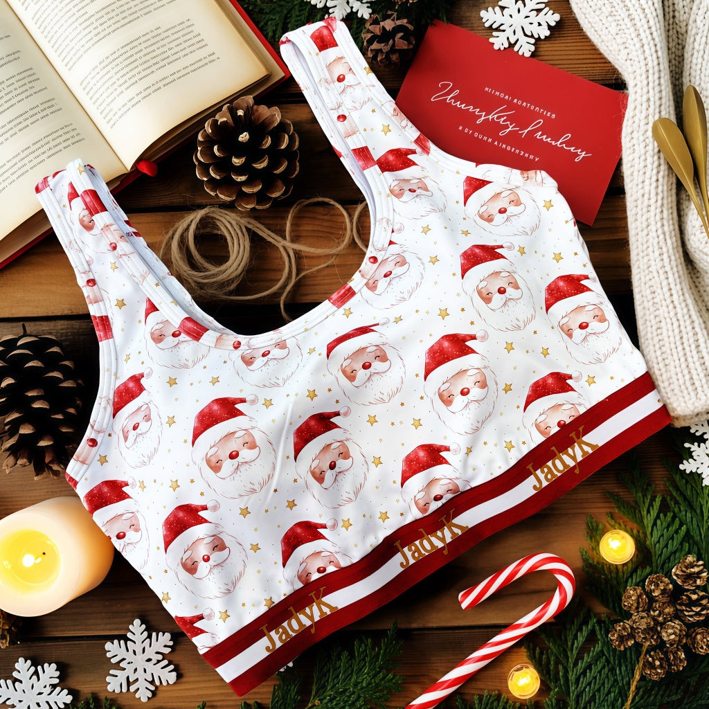 Arya Printed Bralette Collection | Santa | JadyK By JadyK