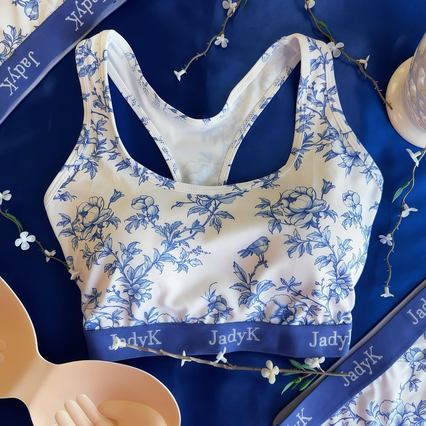 Arya Racerback | Blue Floral | JadyK By JadyK