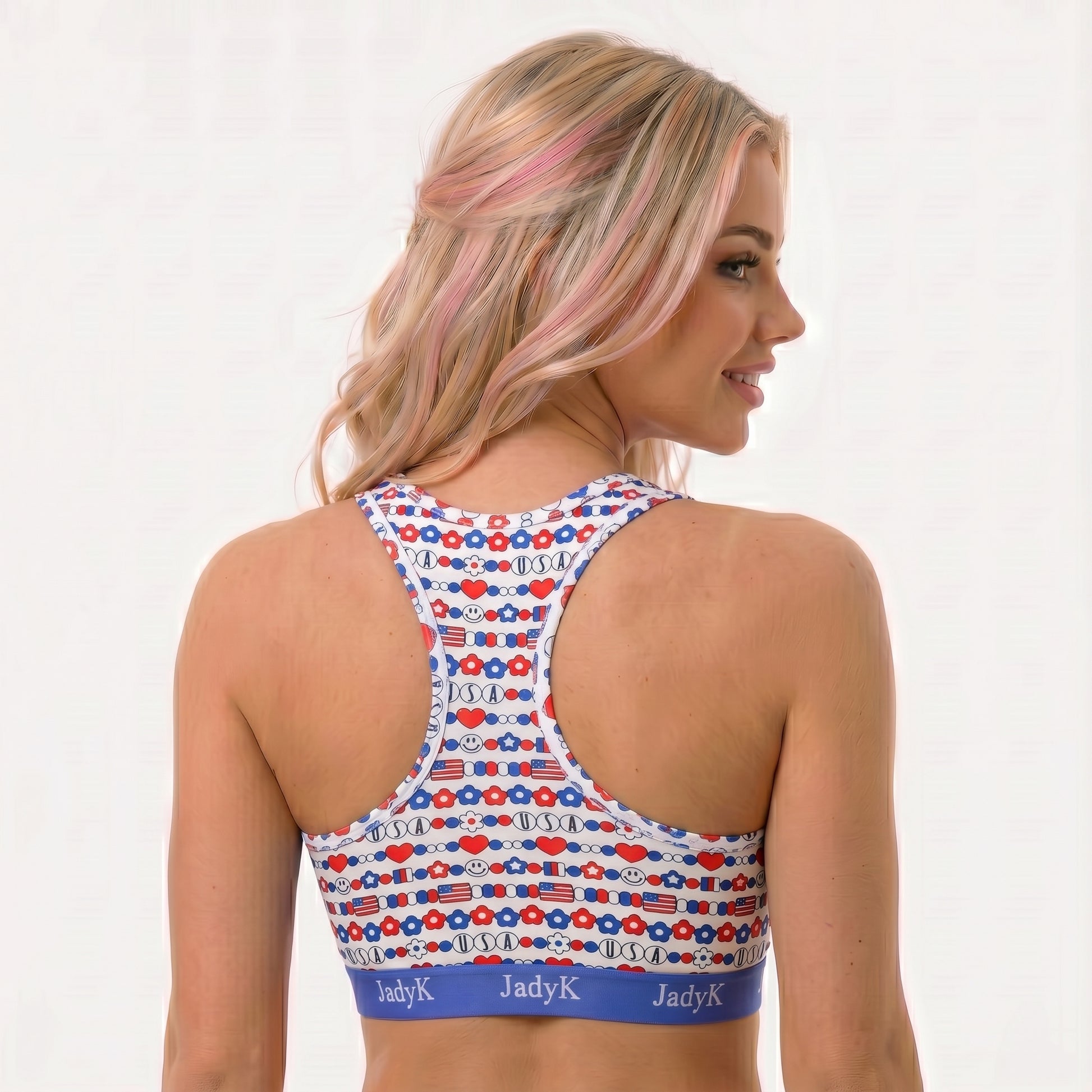 Arya Racerback DailyArmor™ Featuring Helping Hands™ Padding Technology + AquaShield™ Protection |USA Beads| JadyK By JadyK