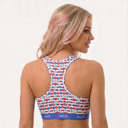 Arya Racerback DailyArmor™ Featuring Helping Hands™ Padding Technology + AquaShield™ Protection |USA Beads| JadyK By JadyK