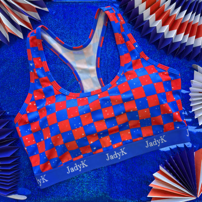 Arya Racerback Patriotic Bralette | Limited Edition | JadyK By JadyK