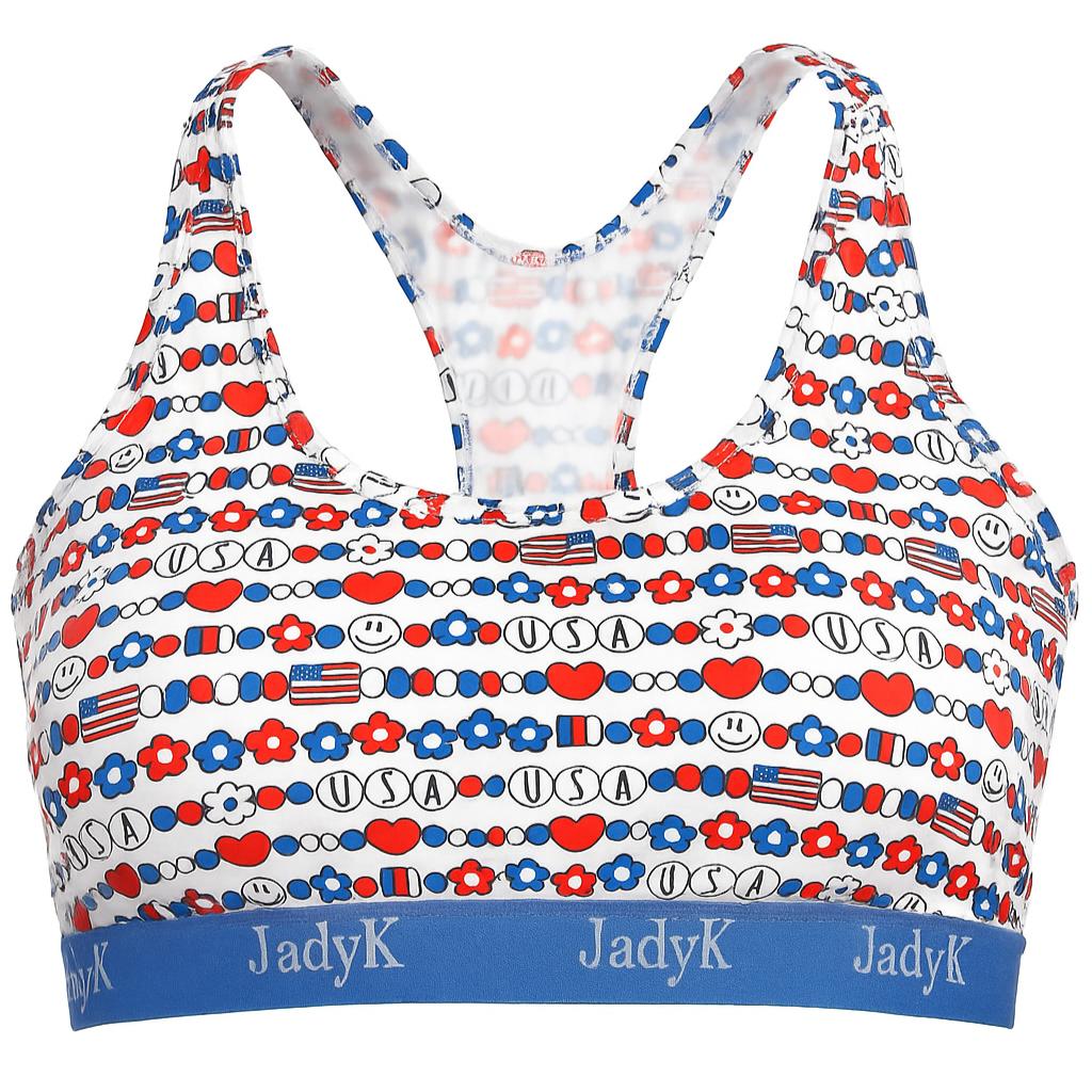 Arya Racerback Patriotic Bralette | Limited Edition | JadyK By JadyK