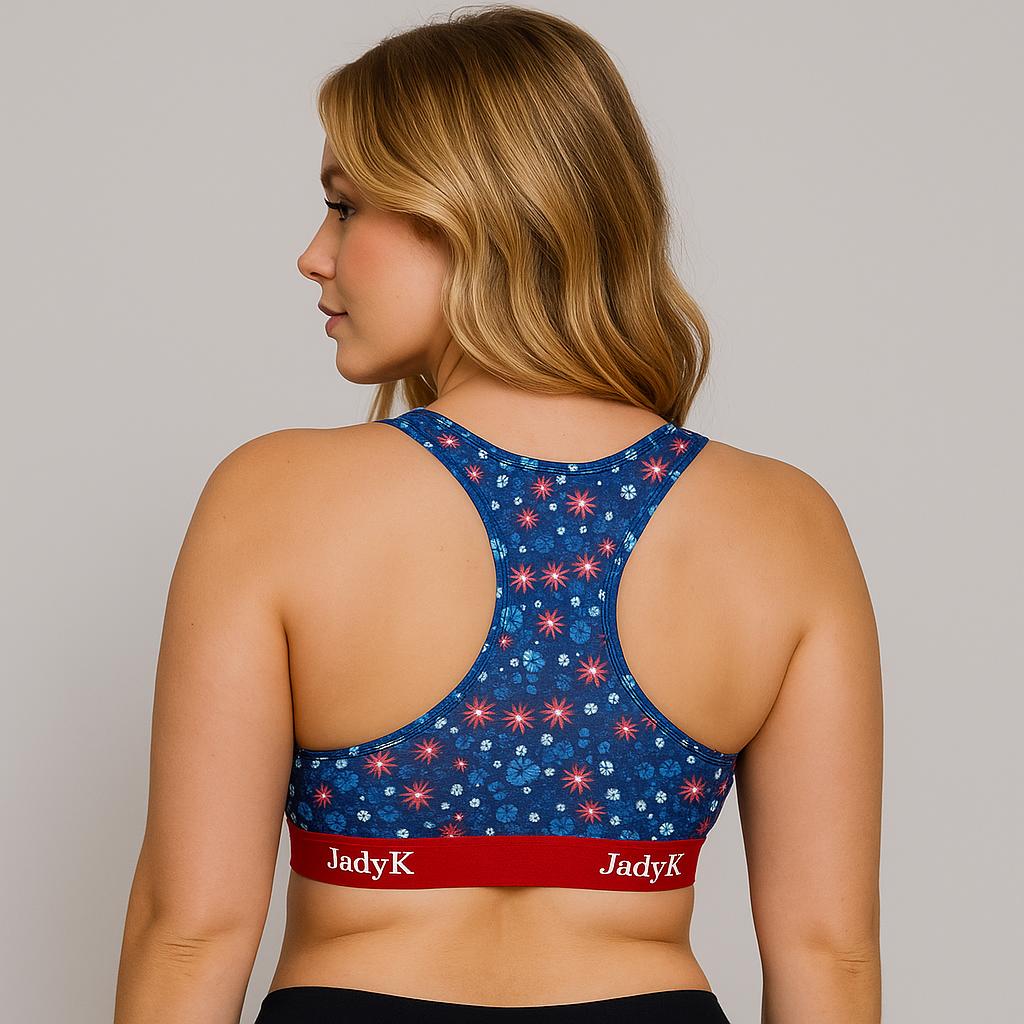 Arya Racerback Patriotic Bralette | Limited Edition | JadyK By JadyK