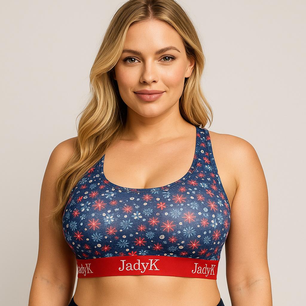 Arya Racerback Patriotic Bralette | Limited Edition | JadyK By JadyK